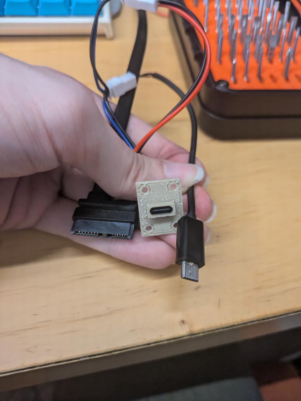 female usb to slimline and micro usb adapter